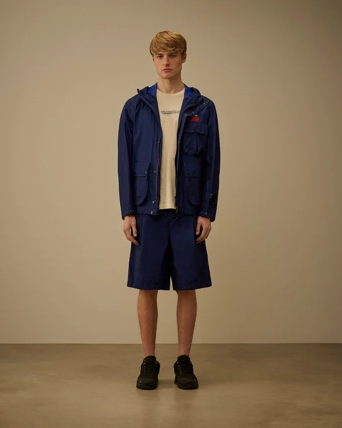 Chrome-R Boxy Pinces Shorts