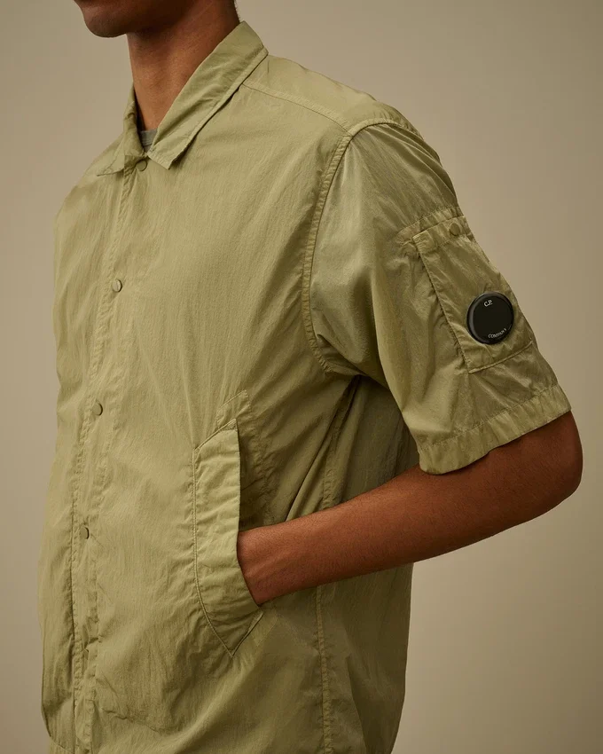 Chrome-R Kurzarm-Lens-Overshirt