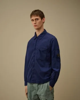 Chrome-R Overshirt mit Reißverschluss und Brillenfach