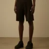 Diagonal-Fleece-Cargo-Sweatshorts