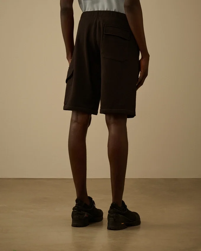 Diagonal-Fleece-Cargo-Sweatshorts