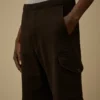 Diagonal-Fleece-Cargo-Sweatshorts