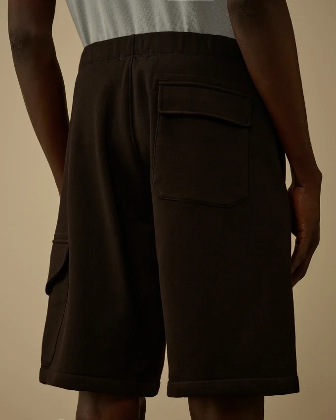 Diagonal-Fleece-Cargo-Sweatshorts