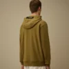 Diagonal-Fleece-Kapuzen-Lens-Sweatshirt