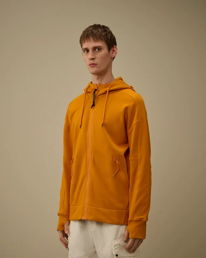 Diagonal Raised Fleece Goggle Sweatshirt
