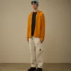Diagonal Raised Fleece Goggle Sweatshirt