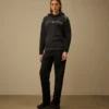 Doppelt gefärbter Kapuzenpullover aus Baumwoll-Chenille