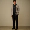 Doppelt gefärbter Kapuzenpullover aus Baumwoll-Chenille
