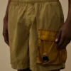 Flatt Nylon-Cargo-Badeshorts mit gemischten Linsen