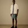 Flatt Nylon-Cargo-Badeshorts mit gemischten Linsen