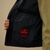 Flatt Nylon-Jacke mit gemischten Knöpfen und Linsen