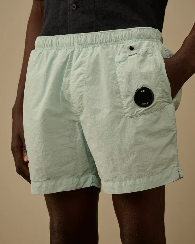 Flatt Nylon-Lens-Badeshorts