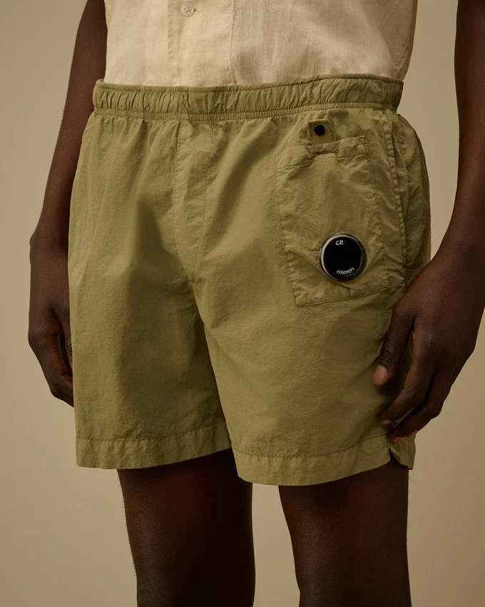 Flatt Nylon-Lens-Badeshorts
