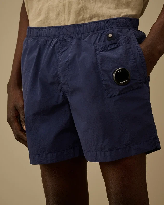 Flatt Nylon-Lens-Badeshorts