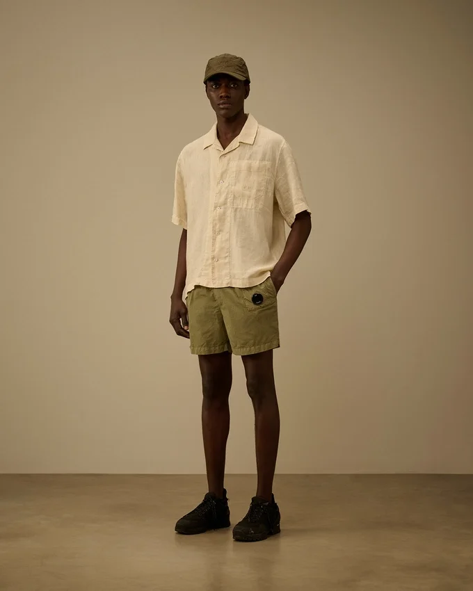 Flatt Nylon-Lens-Badeshorts