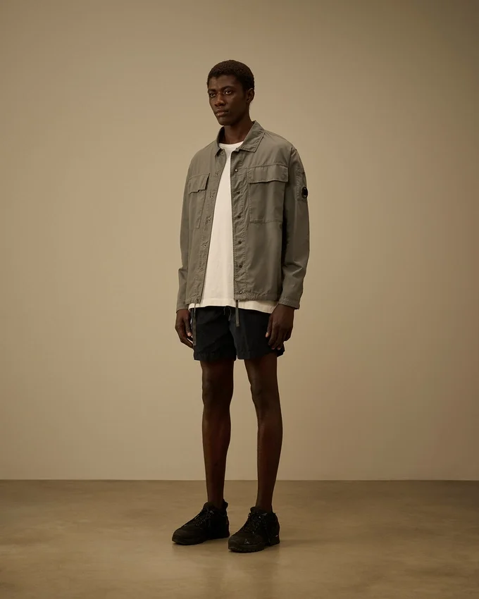 Flatt Nylon-Lens-Badeshorts