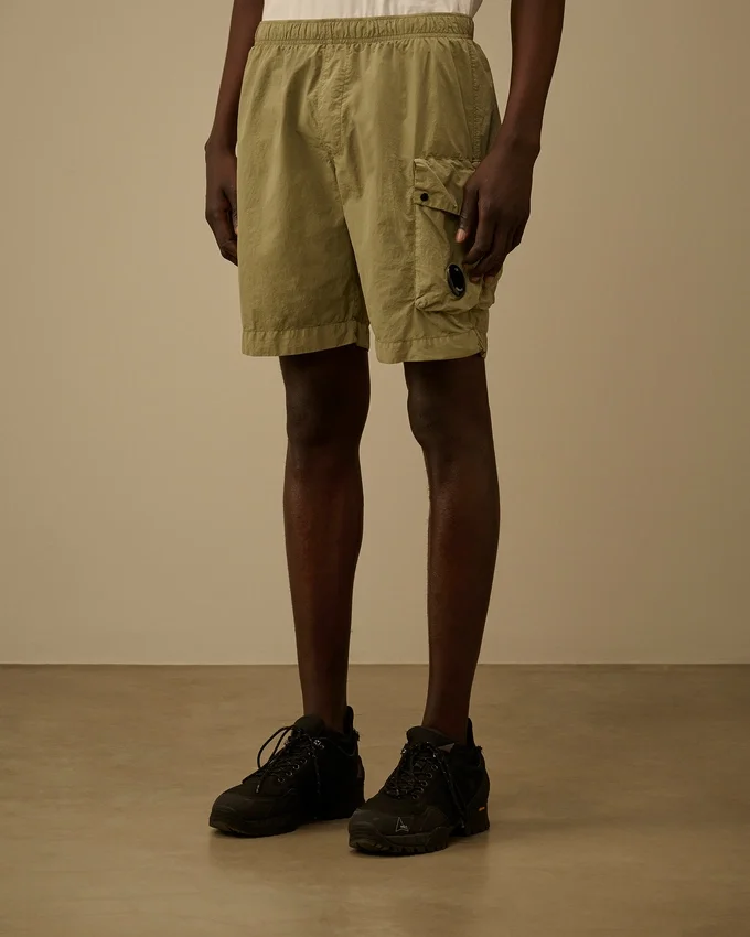 Flatt Nylon Lens Cargo-Badeshorts