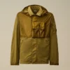 Flatt Nylon-Misch-Kapuzenjacke mit Linsen