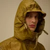 Flatt Nylon-Misch-Kapuzenjacke mit Linsen