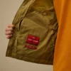 Flatt Nylon-Misch-Kapuzenjacke mit Linsen