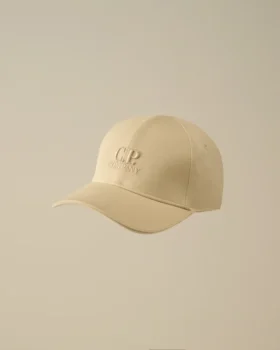 Gabardine-Kappe mit Kontraststreifen
