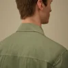 Heavy Chrome-R Overshirt mit Reißverschluss und Brillen-Detail