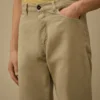 Hose aus Baumwolle/Leinen ohne Seitennähte