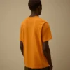 Jersey 30/1 Kurzarm-Hemd mit Logo-Etikett