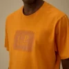 Jersey 30/1 Kurzarm-Hemd mit Logo-Etikett