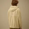 Kapuzen-Sweatshirt aus Diagonal-Fleece mit geradem Schnitt und Reißverschluss