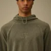 Kapuzen-Sweatshirt aus schwerem Piqué
