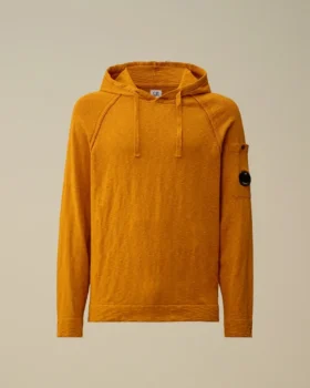 Kapuzenpullover aus Baumwolle/Nylon mit Lens-Elementen