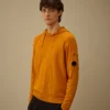 Kapuzenpullover aus Baumwolle/Nylon mit Lens-Elementen