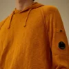 Kapuzenpullover aus Baumwolle/Nylon mit Lens-Elementen