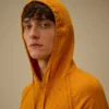 Kapuzenpullover aus Baumwolle/Nylon mit Lens-Elementen