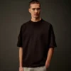 Kurzarm-Sweatshirt aus Stretch-Fleece der Metropolis Series