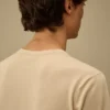 Kurzärmeliger Pullover aus Baumwollkrepp