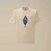 Kurzärmeliges britisches Matrosen-Hemd aus kompaktem 20/1-Jersey