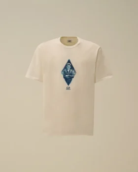 Kurzärmeliges britisches Matrosen-Hemd aus kompaktem 20/1-Jersey