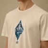 Kurzärmeliges britisches Matrosen-Hemd aus kompaktem 20/1-Jersey