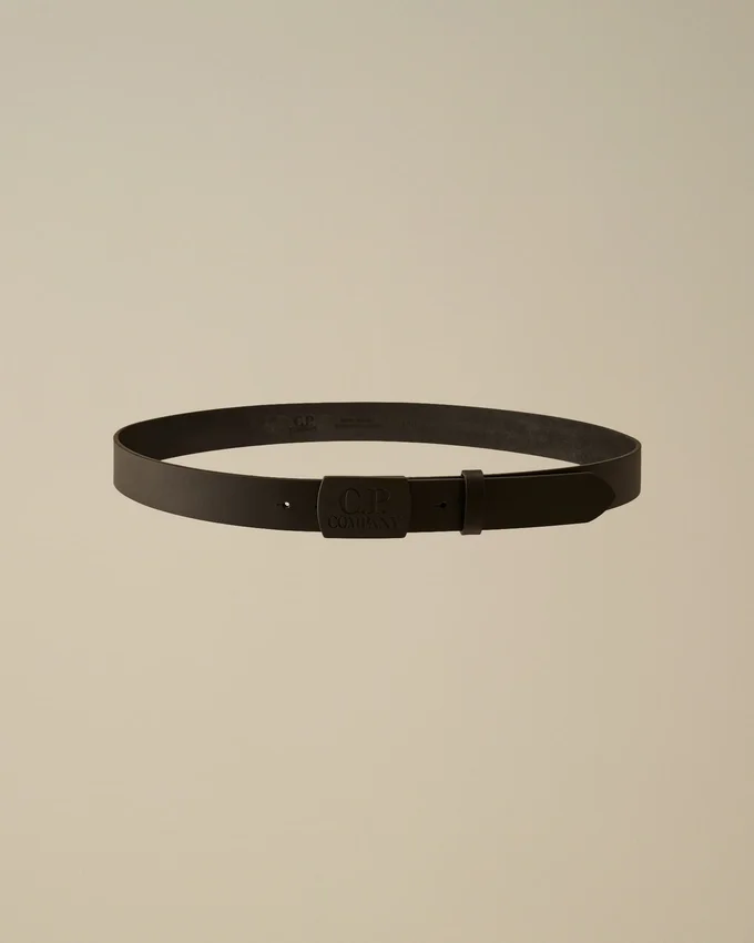 Leder-Logo-Gürtel