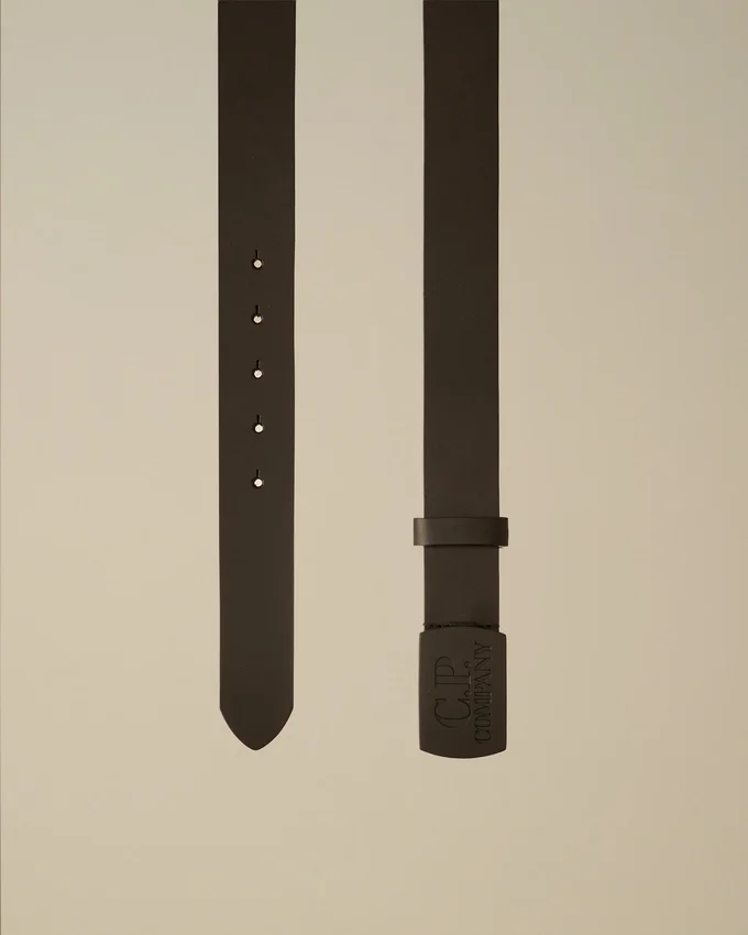 Leder-Logo-Gürtel