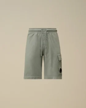 Leichte Fleece-Cargo-Lens-Sweatshorts