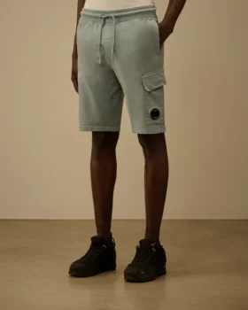 Leichte Fleece-Cargo-Lens-Sweatshorts