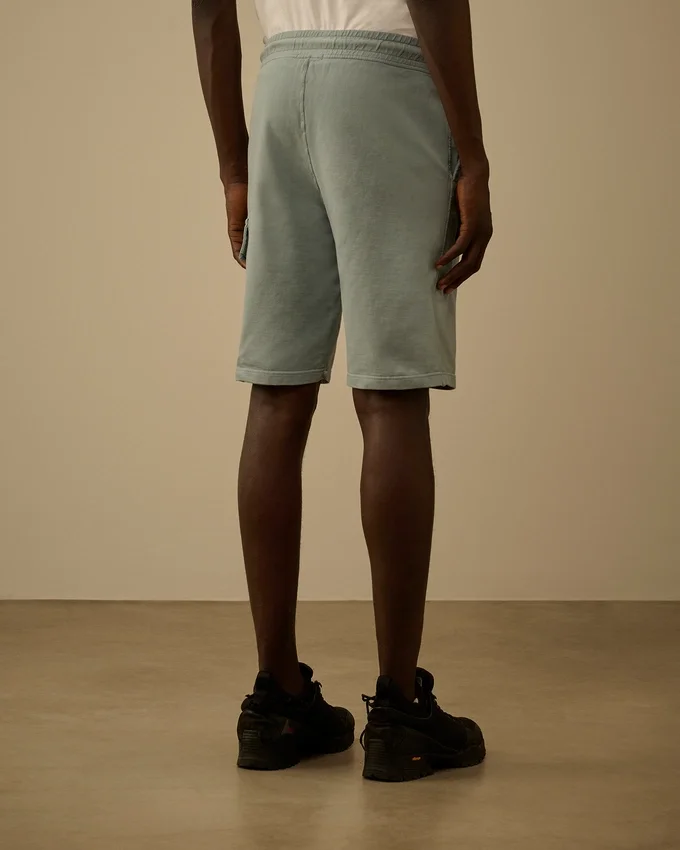 Leichte Fleece-Cargo-Lens-Sweatshorts