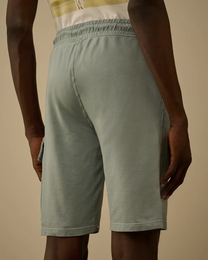 Leichte Fleece-Cargo-Lens-Sweatshorts