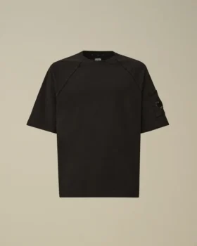 Leichtes Kurzarm-Sweatshirt aus Fleece