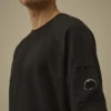 Leichtes Kurzarm-Sweatshirt aus Fleece