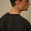 Leichtes Kurzarm-Sweatshirt aus Fleece