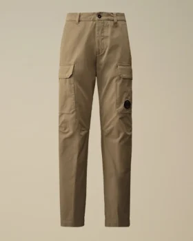 Lockere Cargohose aus Baumwollgabardine